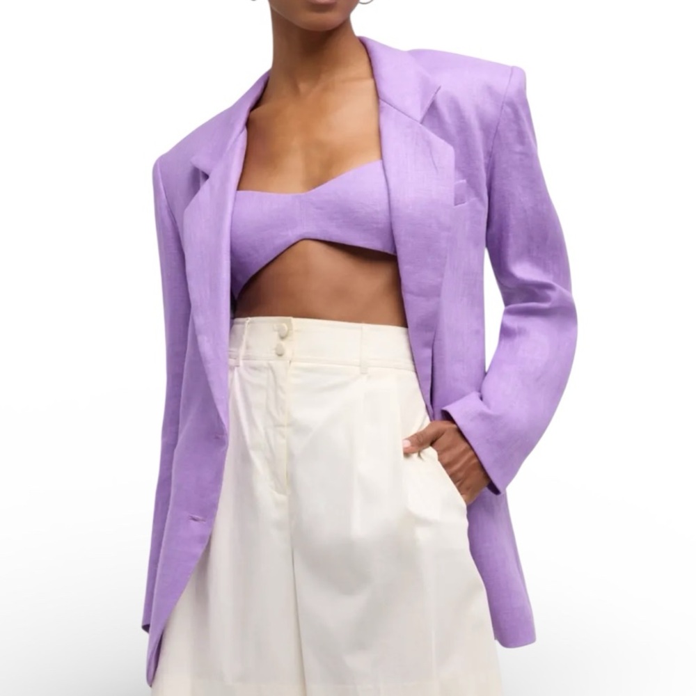 Ronny Kobo Klover Linen Blazer